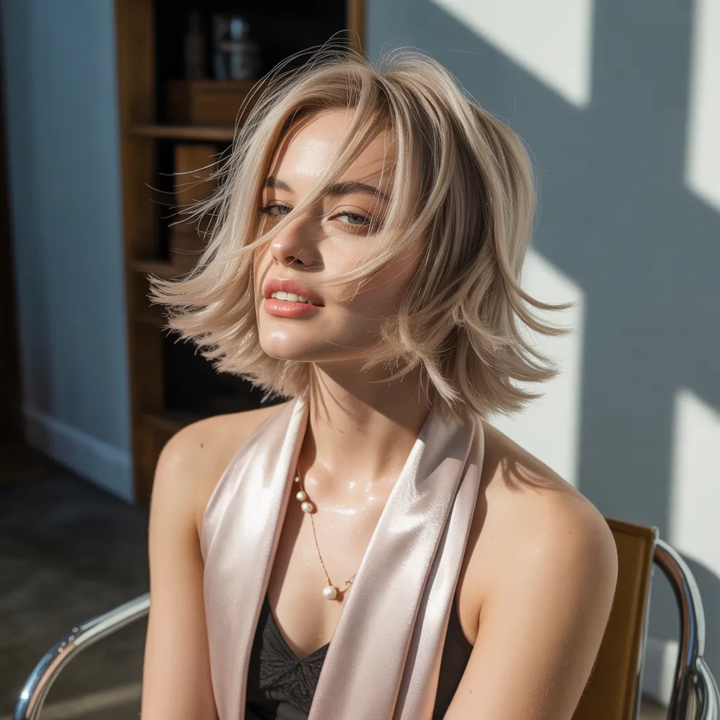 feathered bob hairstyles