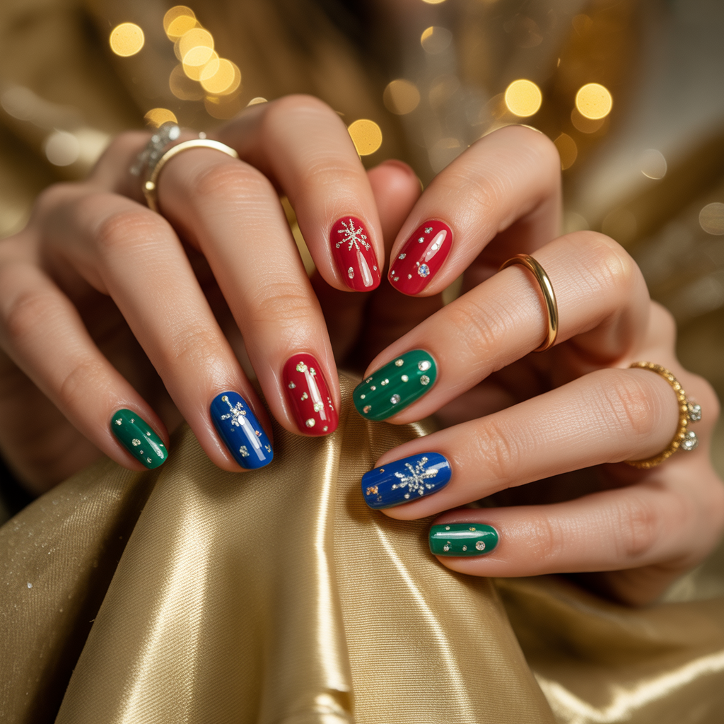 festive nails