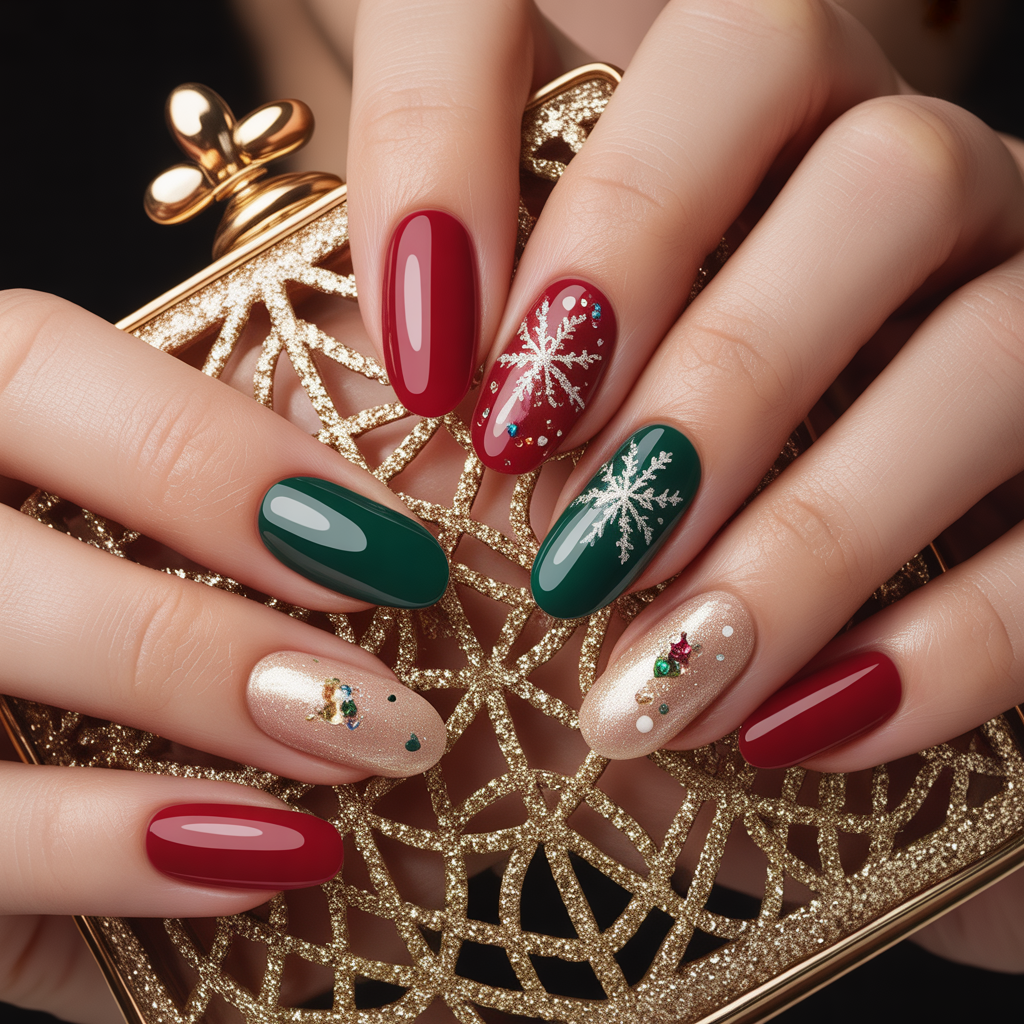 festive nails