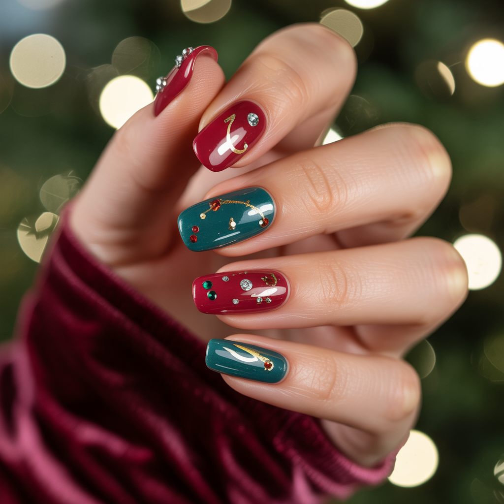 festive nails