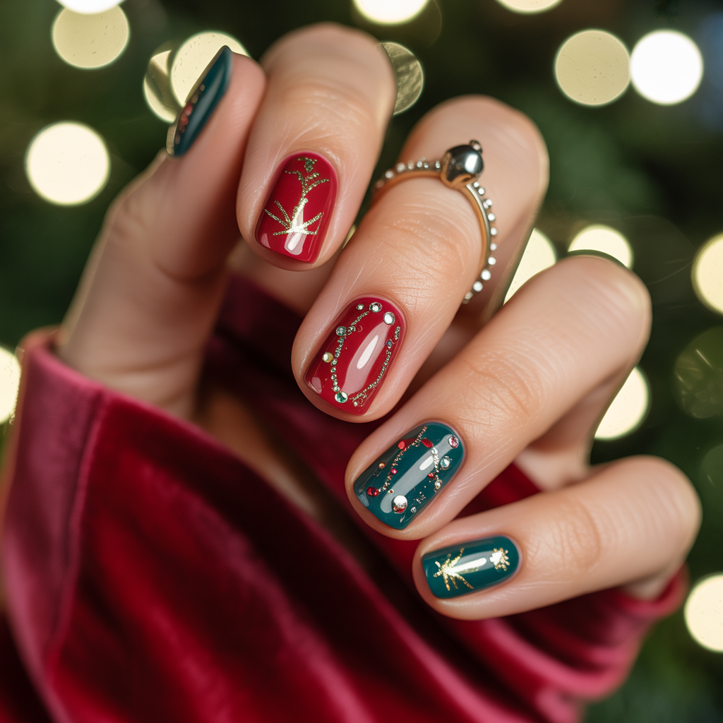 festive nails