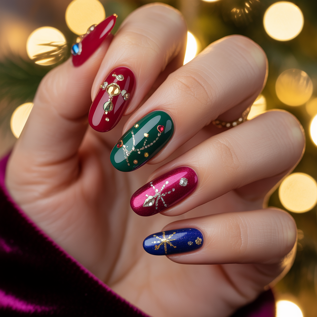 festive nails