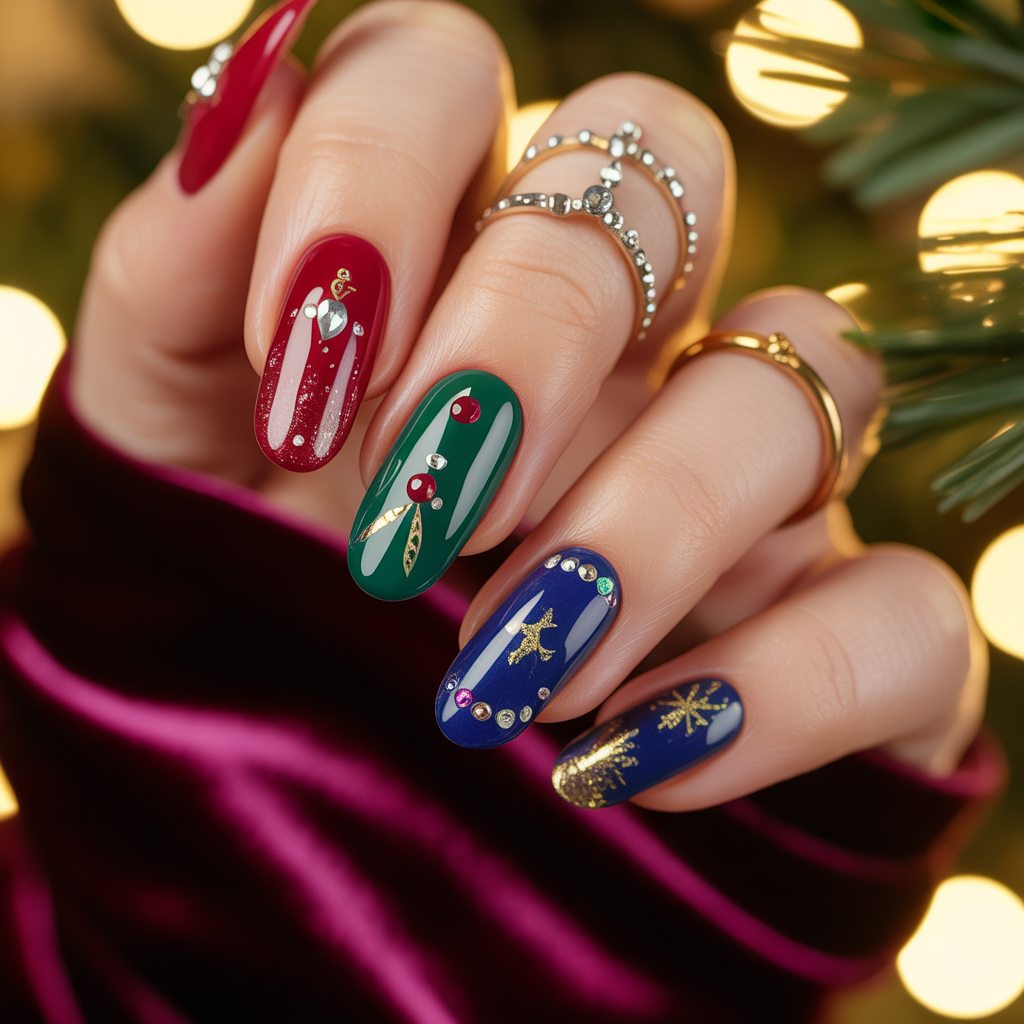 festive nails