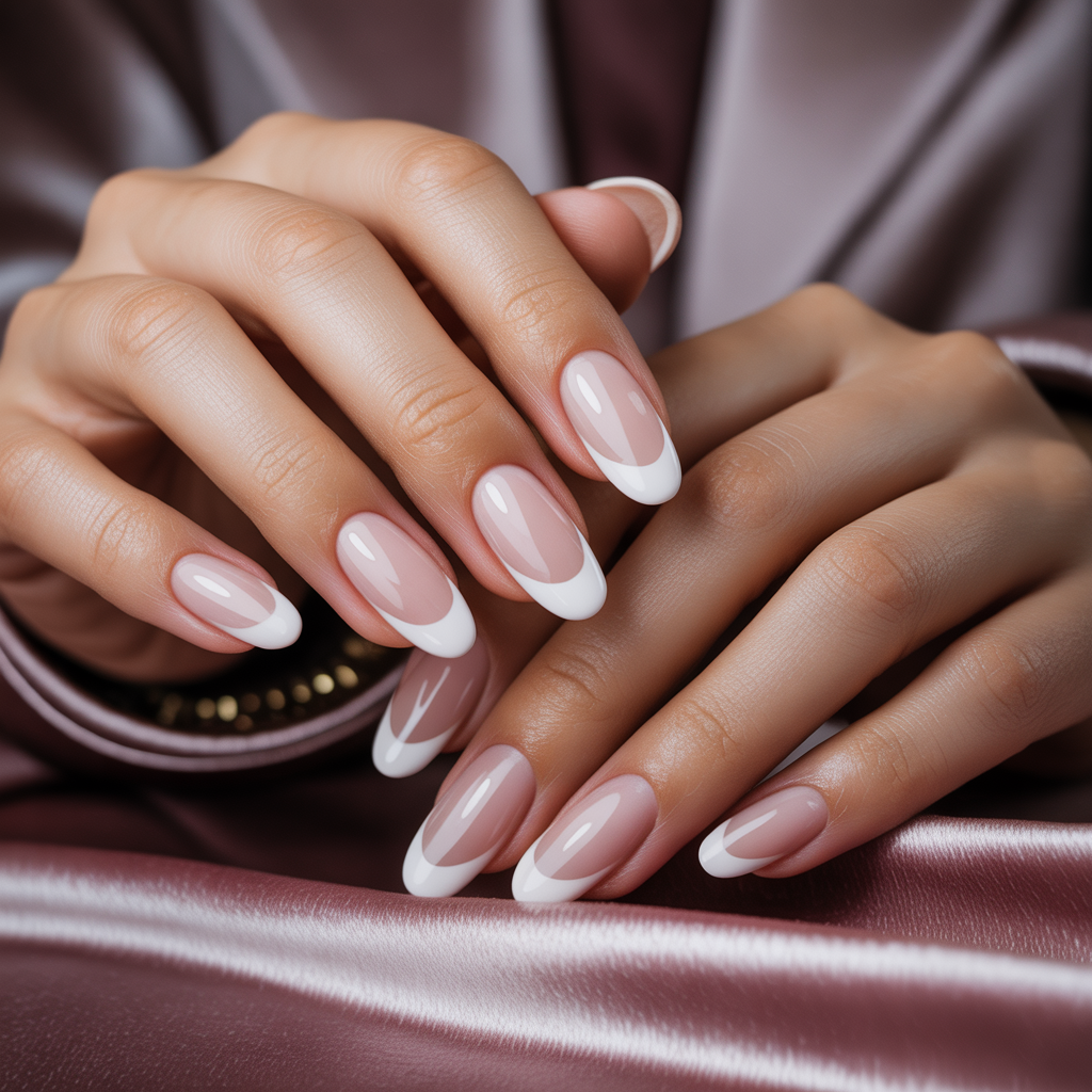french manicure nails
