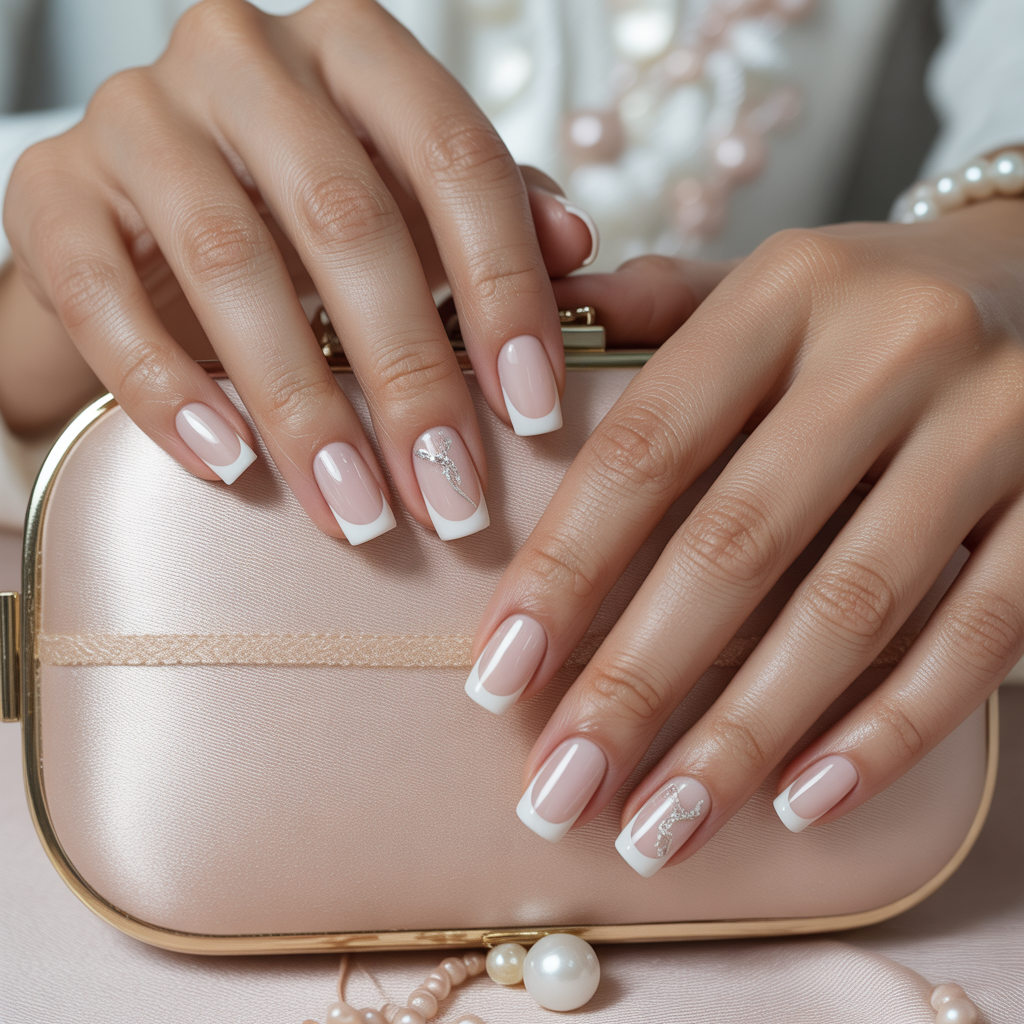 french manicure nails