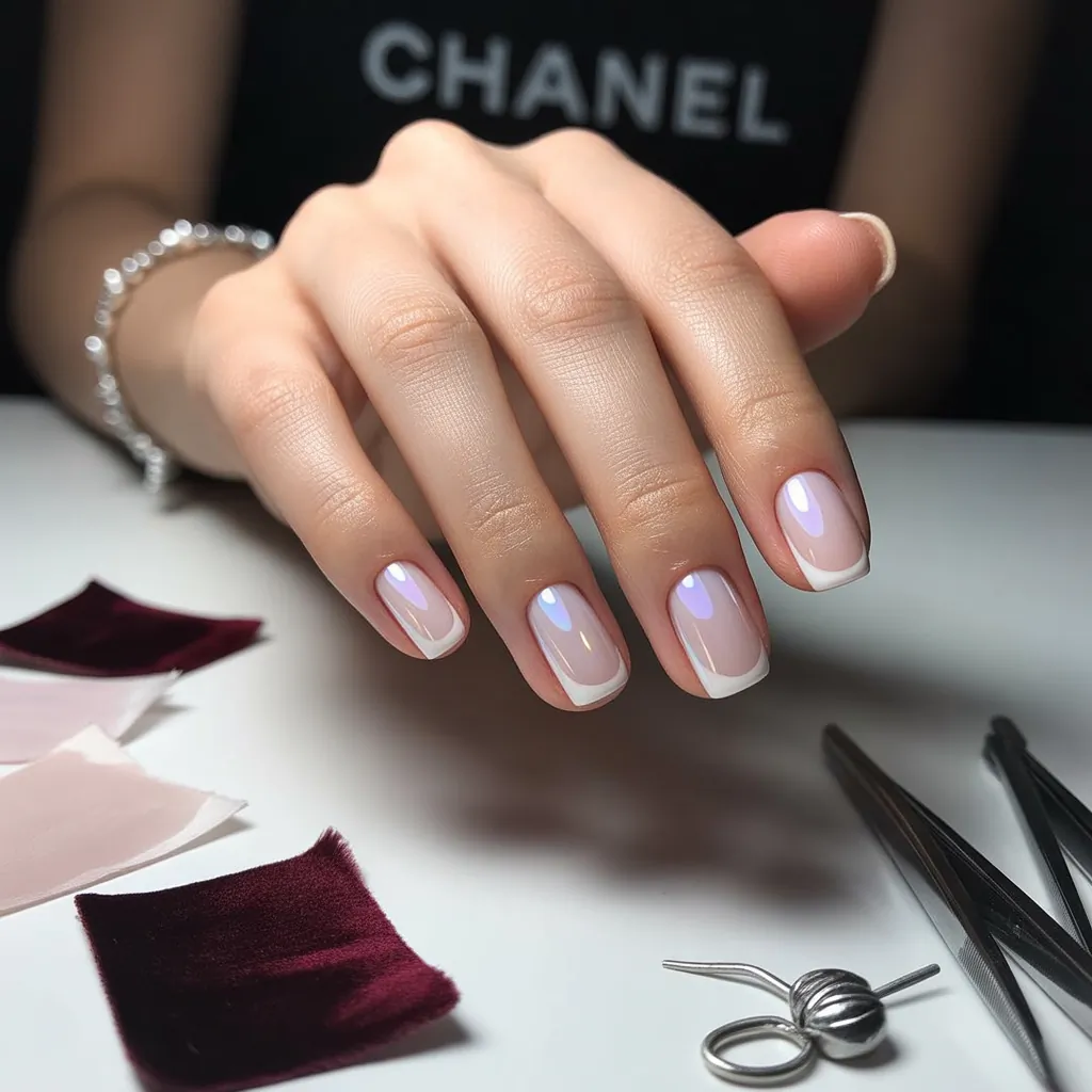 french tip nails