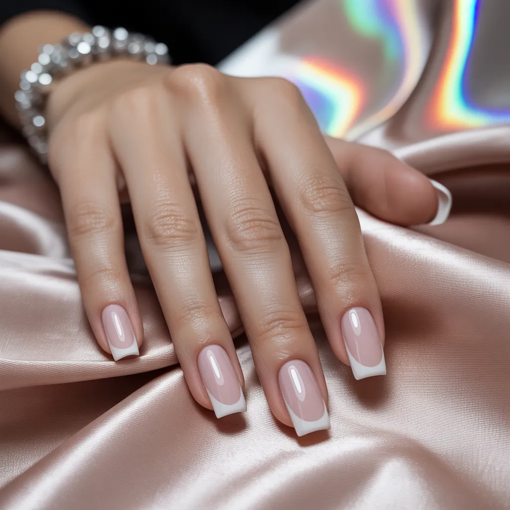 french tip nails