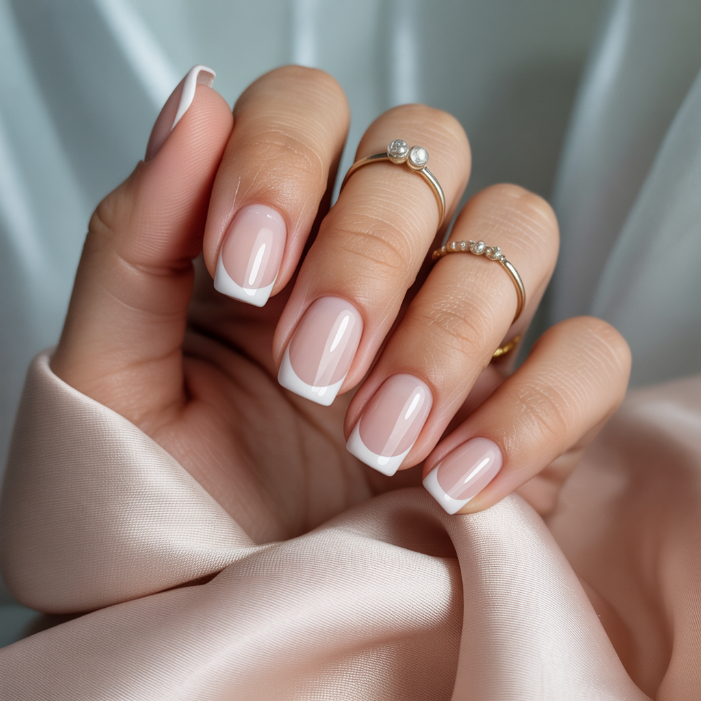 french tip nails