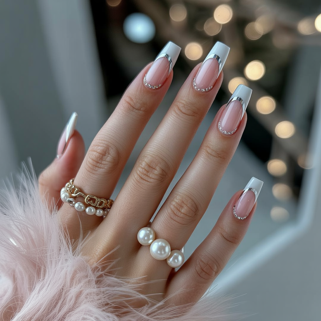 french tip nails