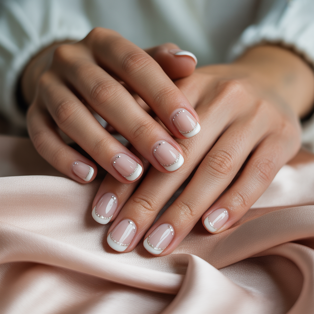 french tip nails