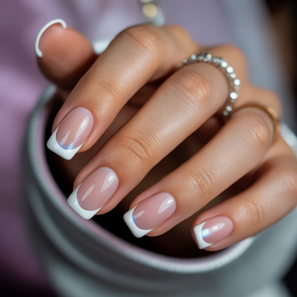 french tip nails