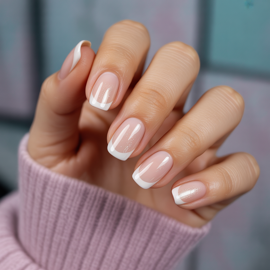french tip nails