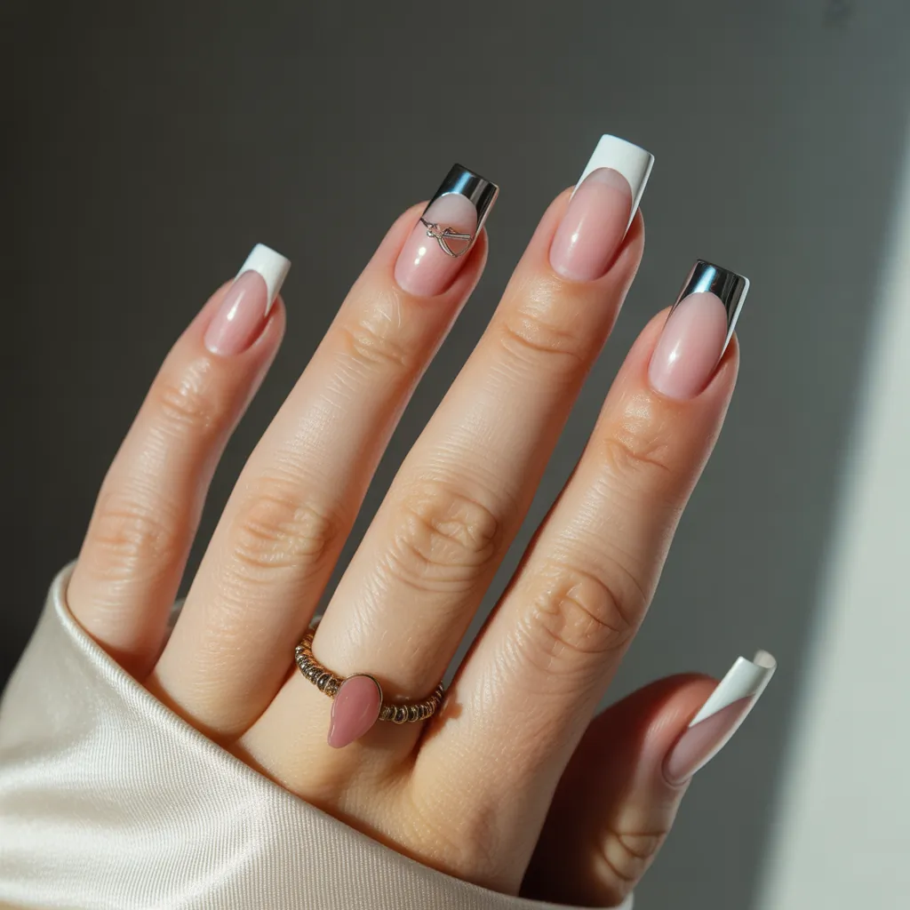 french tip nails