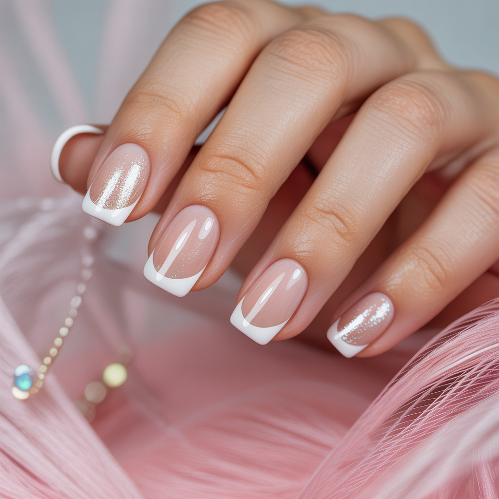 french tip nails
