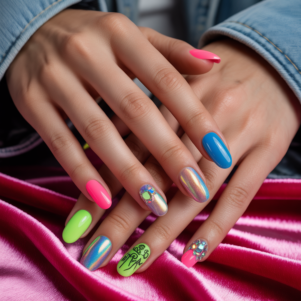 funky nails