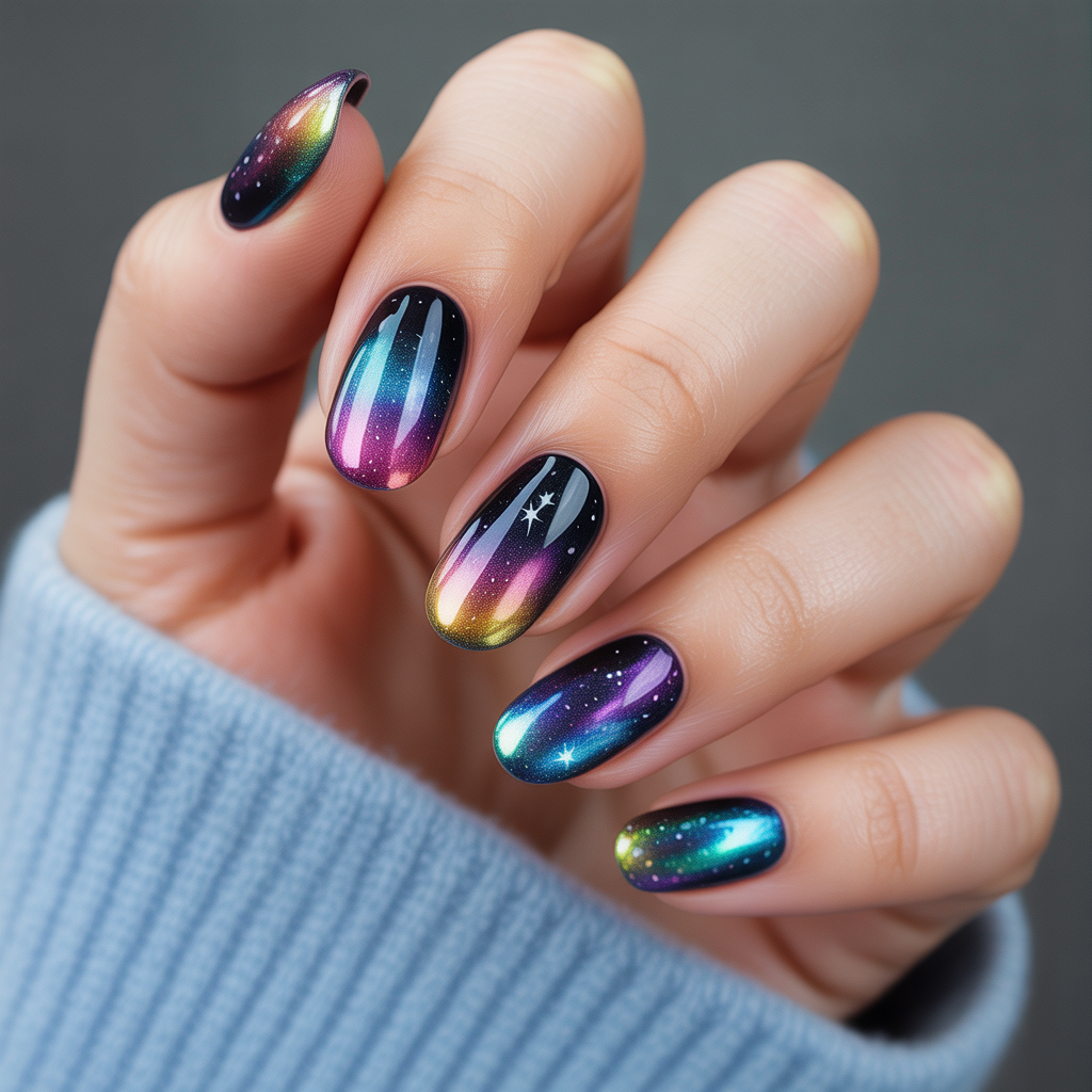 galaxy nails