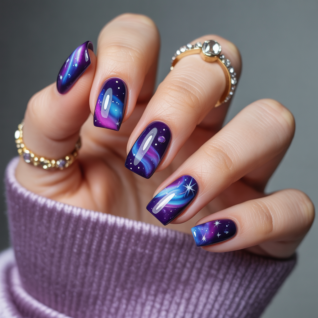 galaxy nails