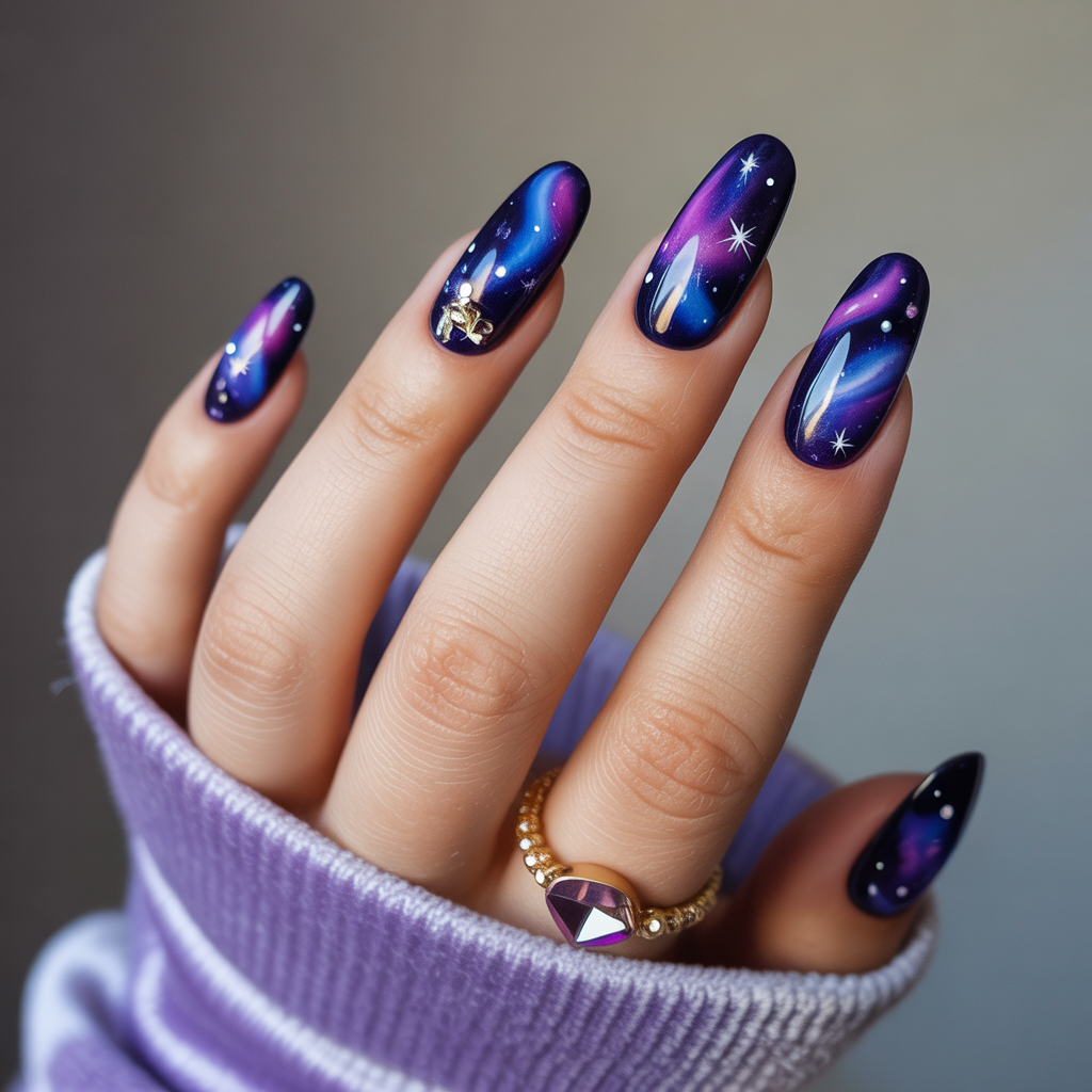 galaxy nails