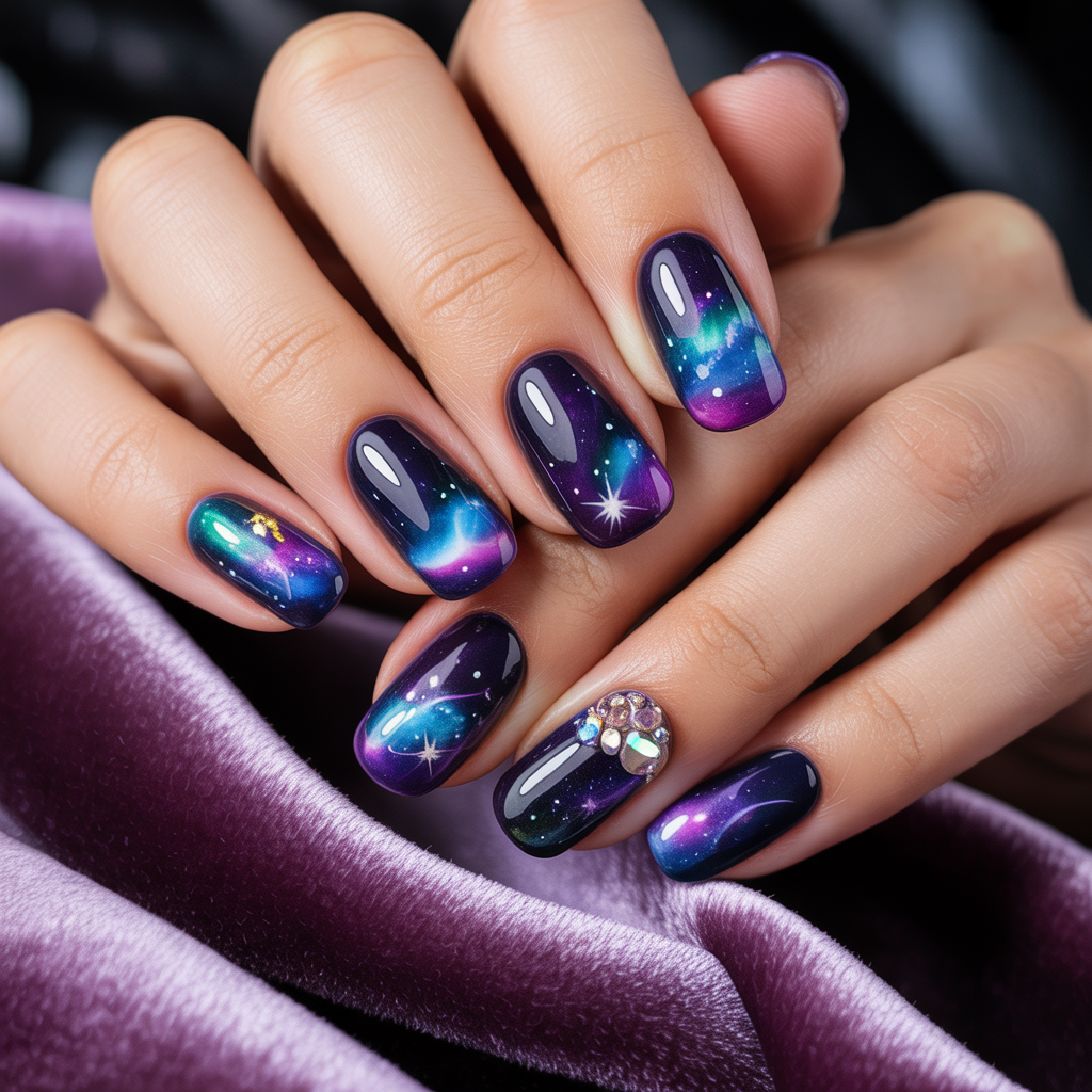 galaxy nails
