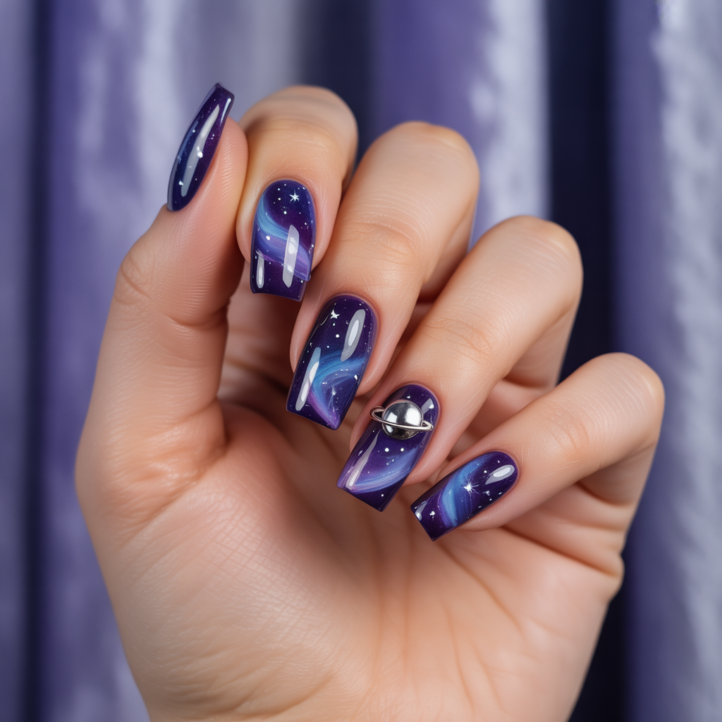 galaxy nails