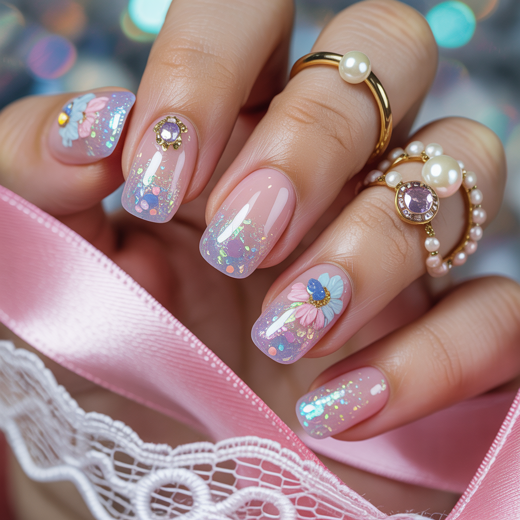 girly nails