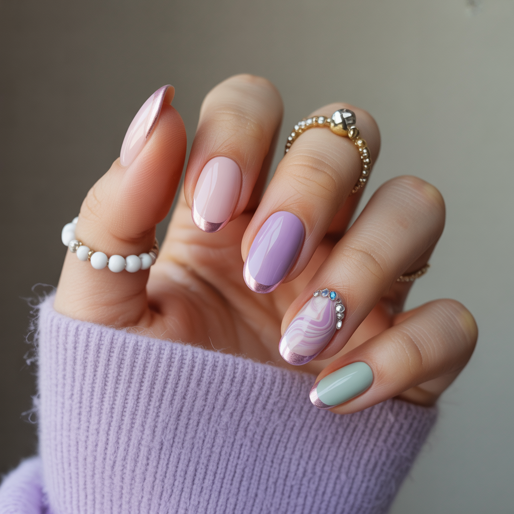 girly nails