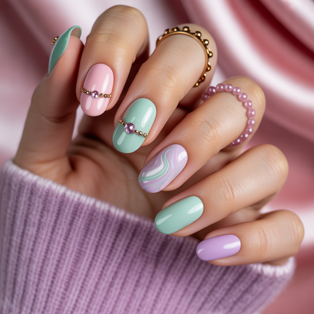 girly nails