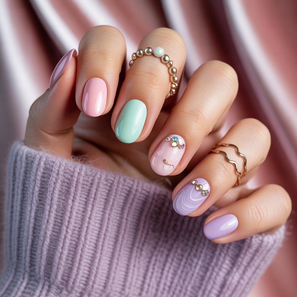 girly nails