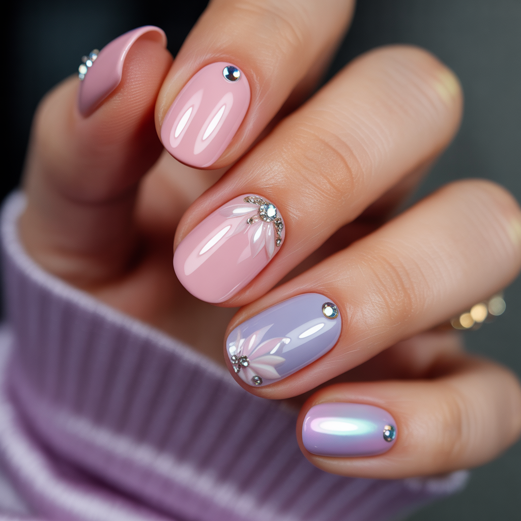 girly nails