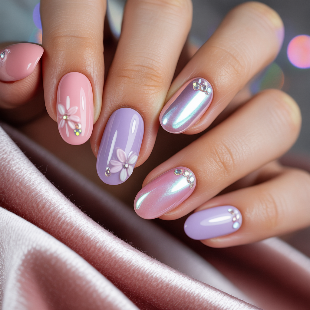 girly nails