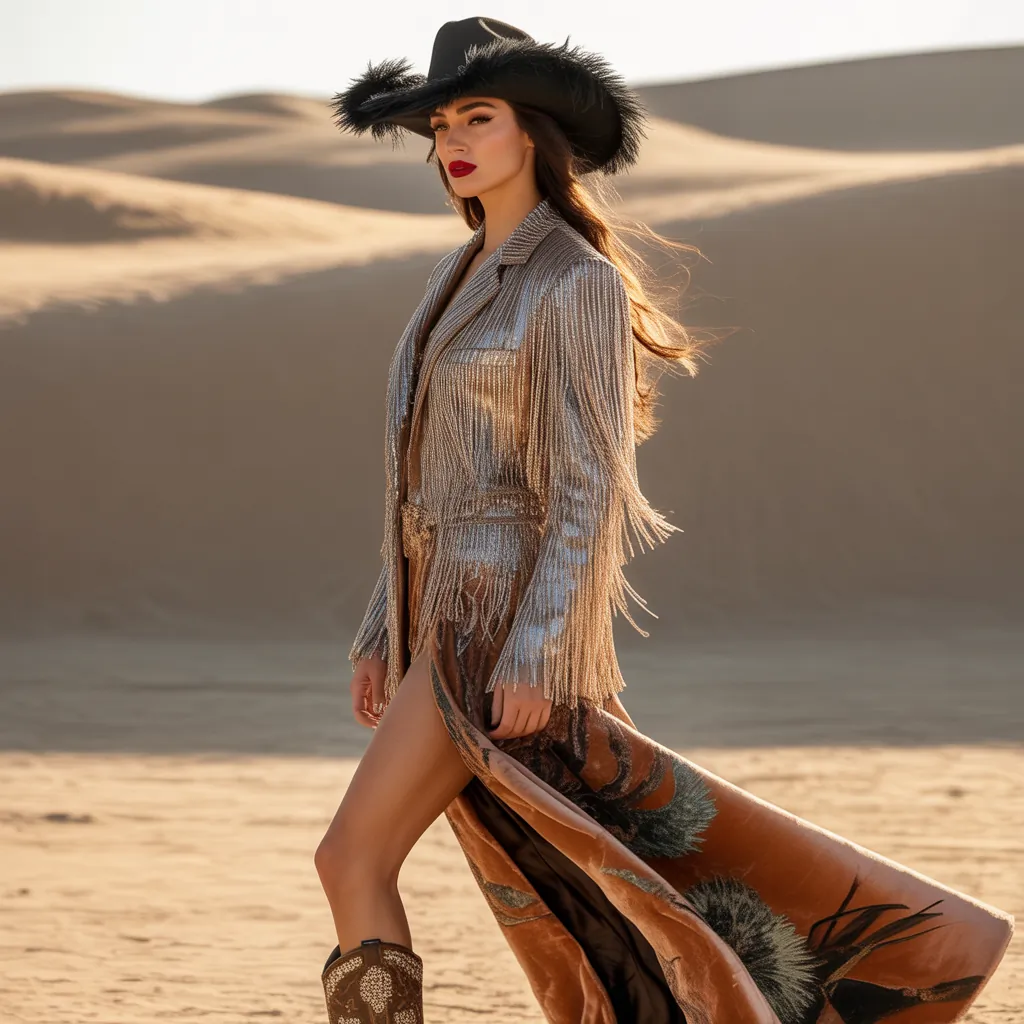 glam cowgirl outfits bold