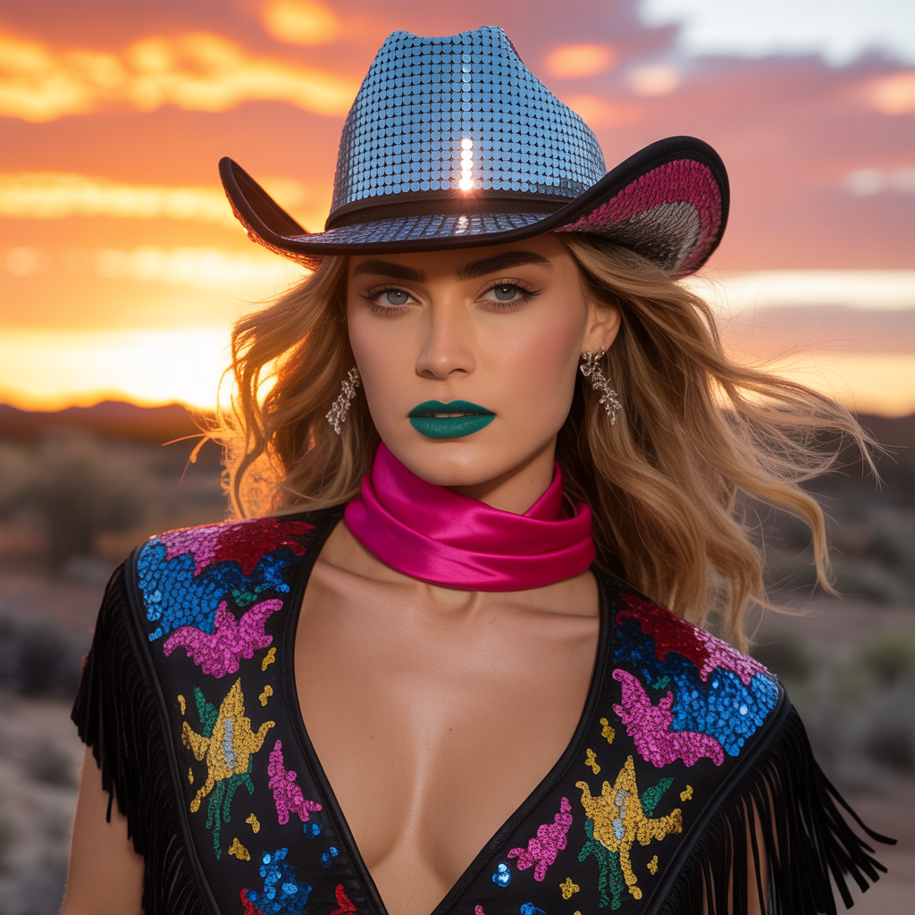 glam cowgirl outfits bold