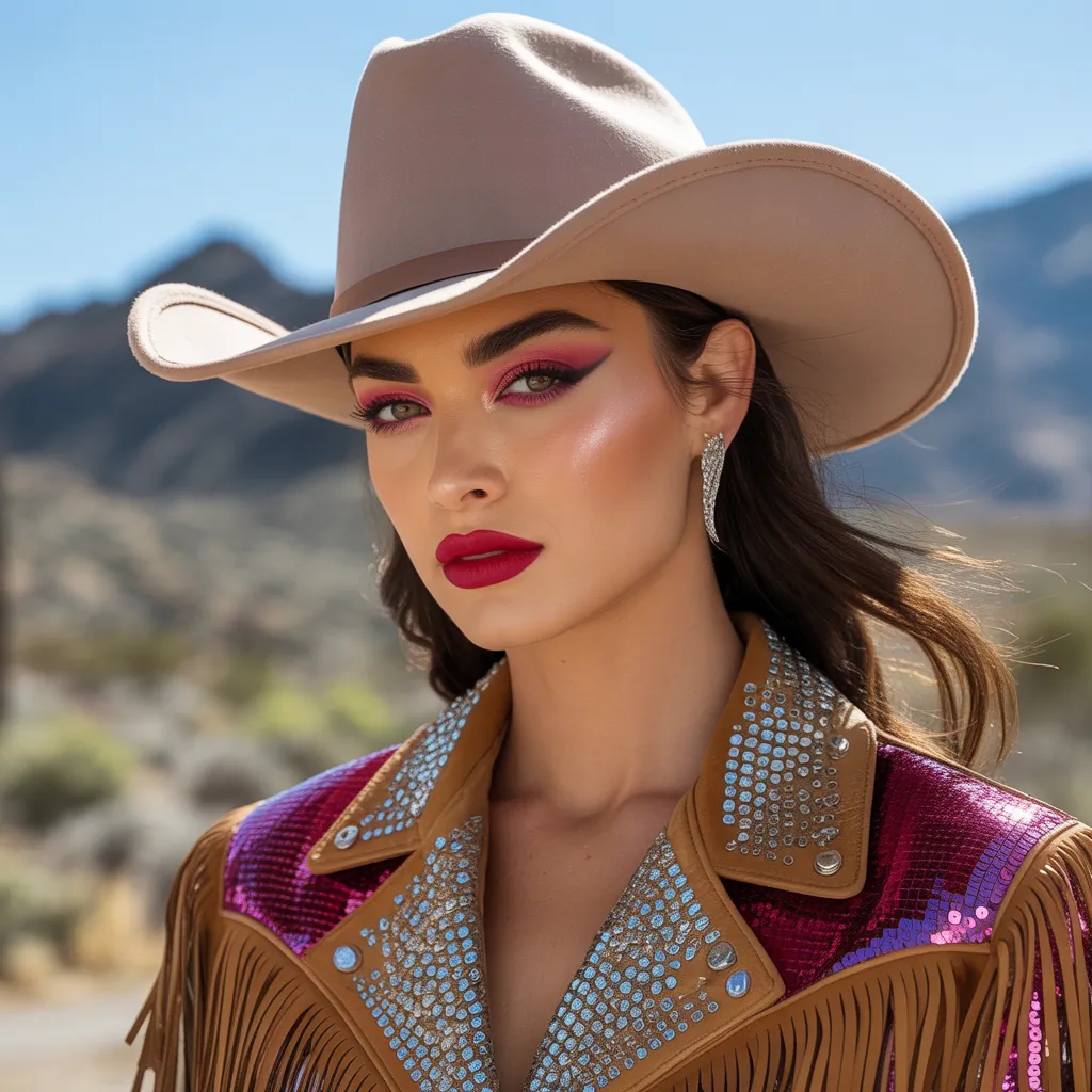 glam cowgirl outfits bold