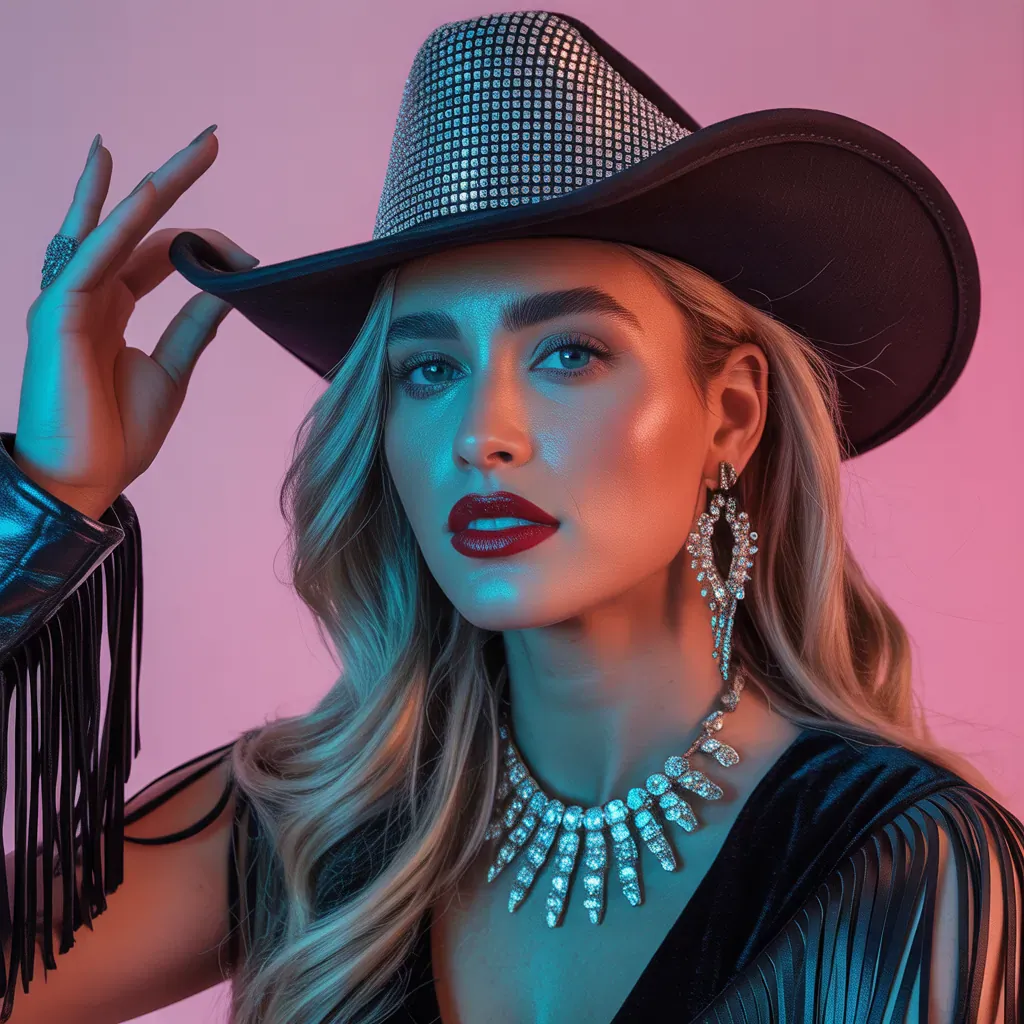 glam cowgirl outfits bold