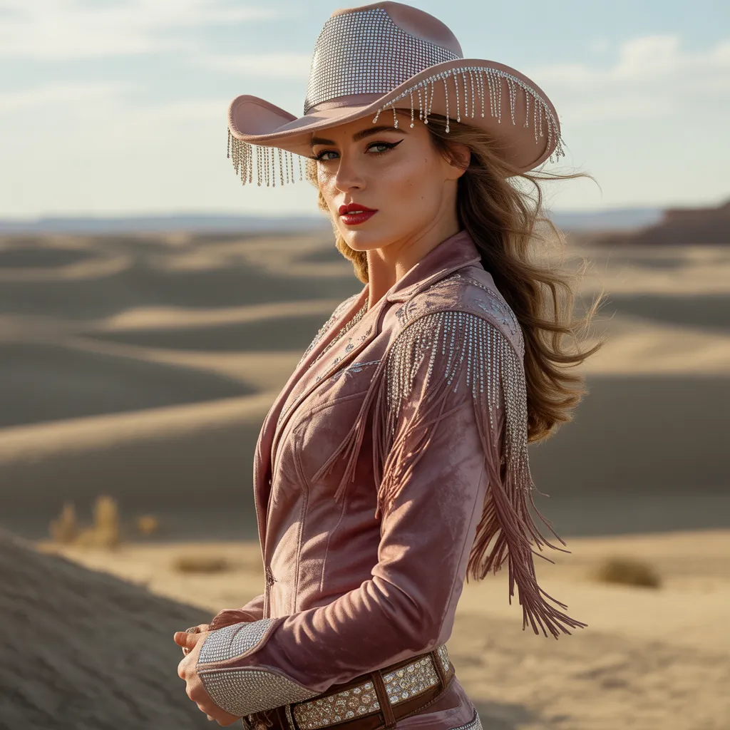 glam cowgirl outfits bold