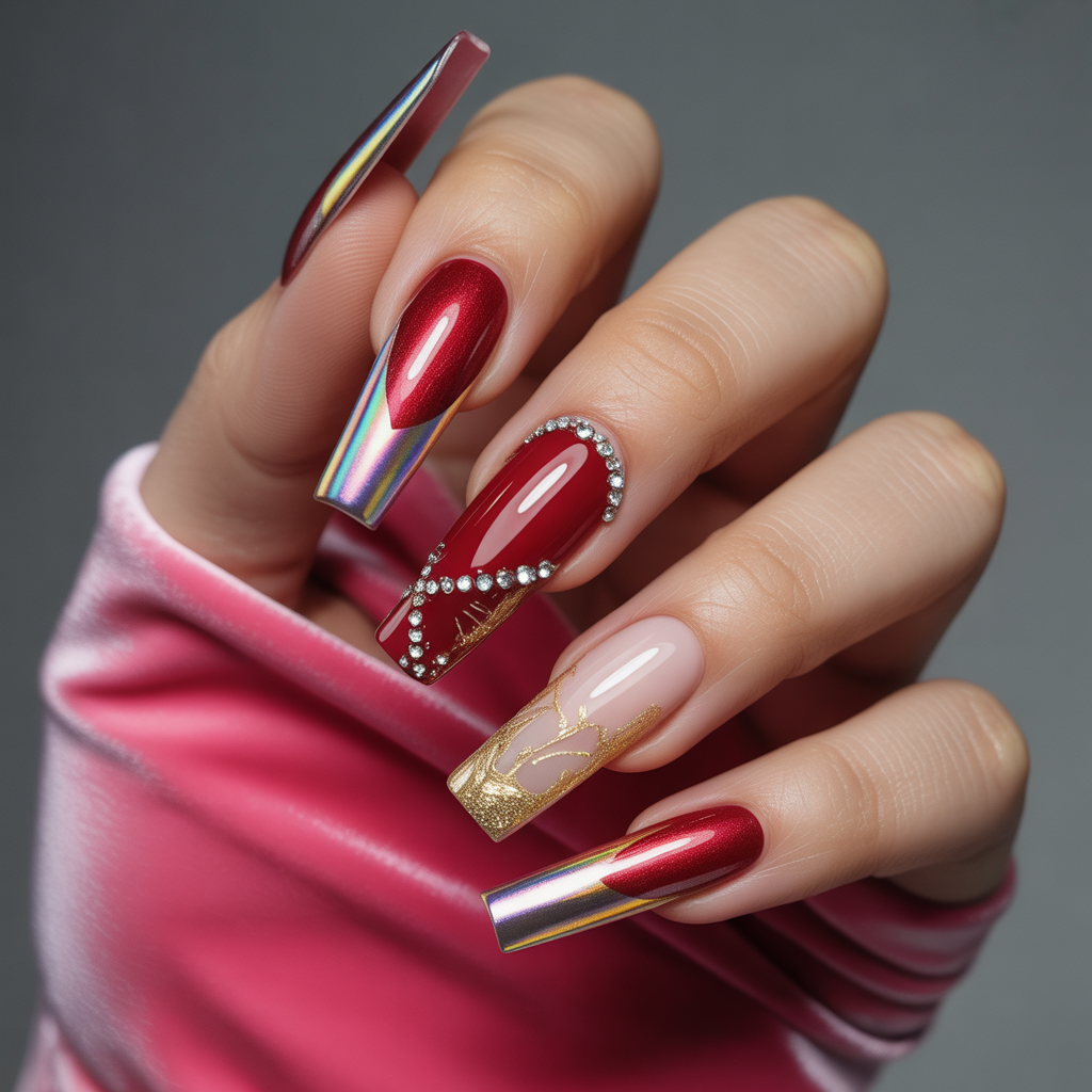 glam nails