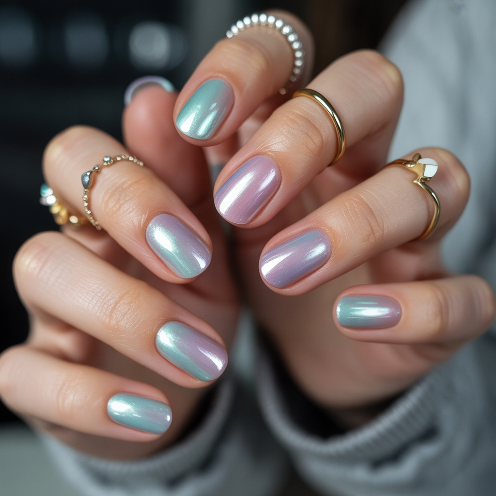 glazed nails