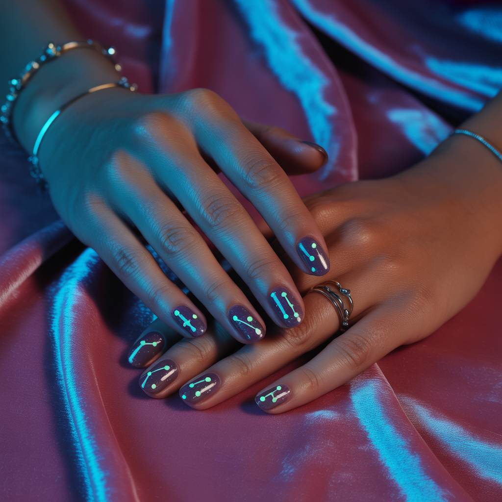 glow in the dark nails