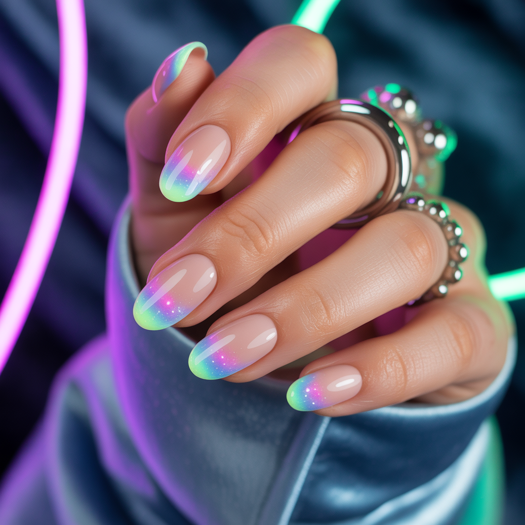 glow in the dark nails