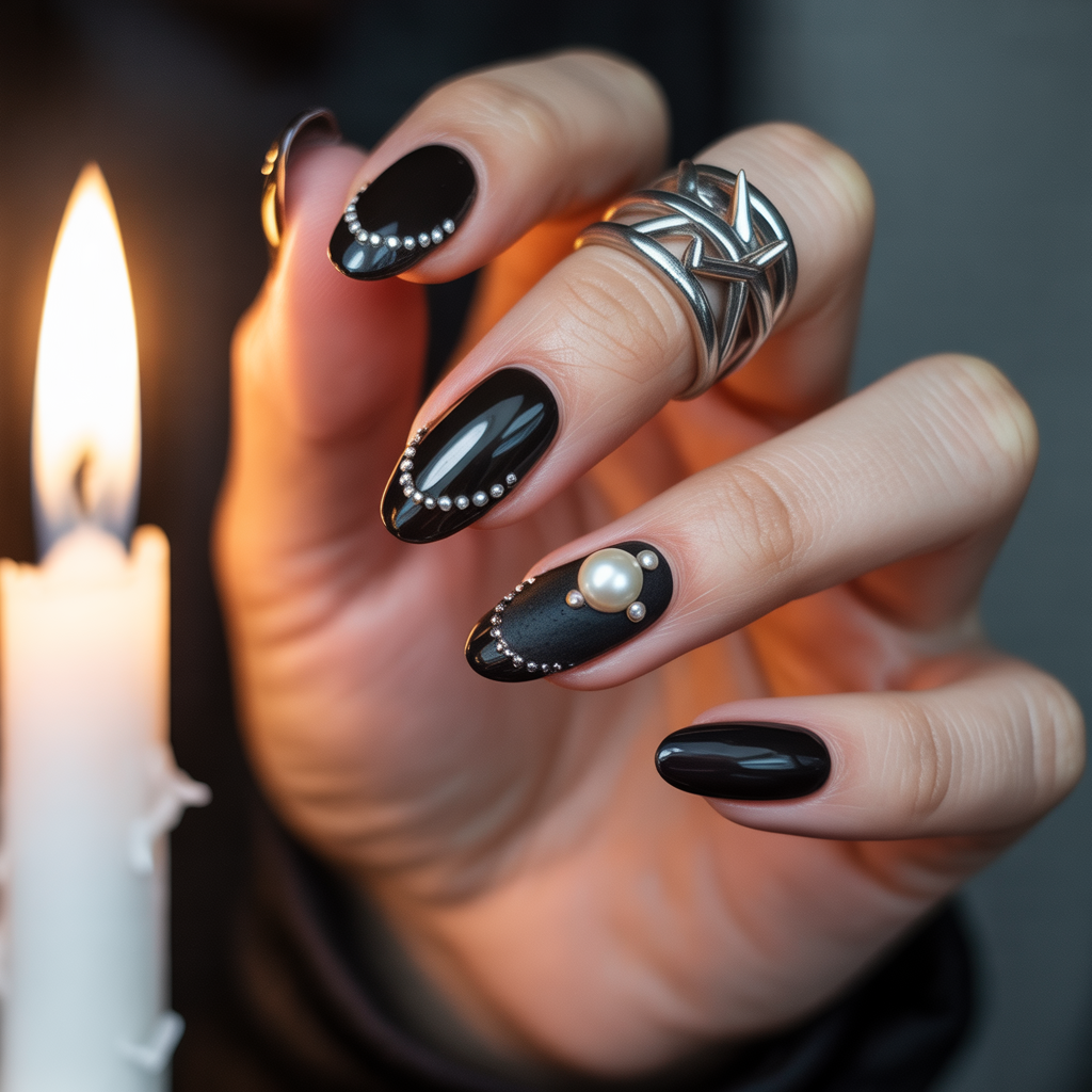 goth nails