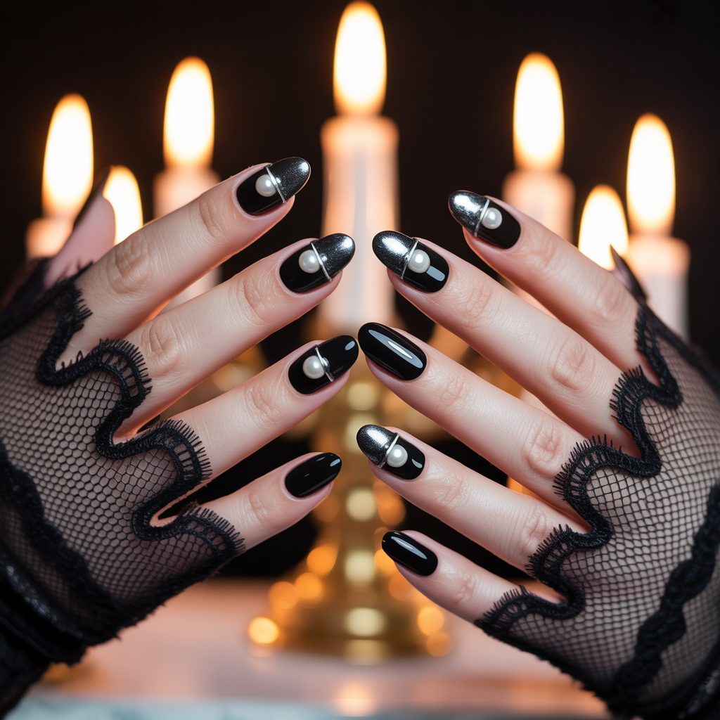 goth nails