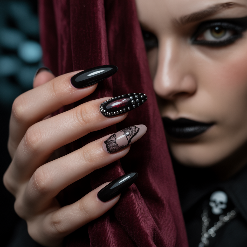 goth nails