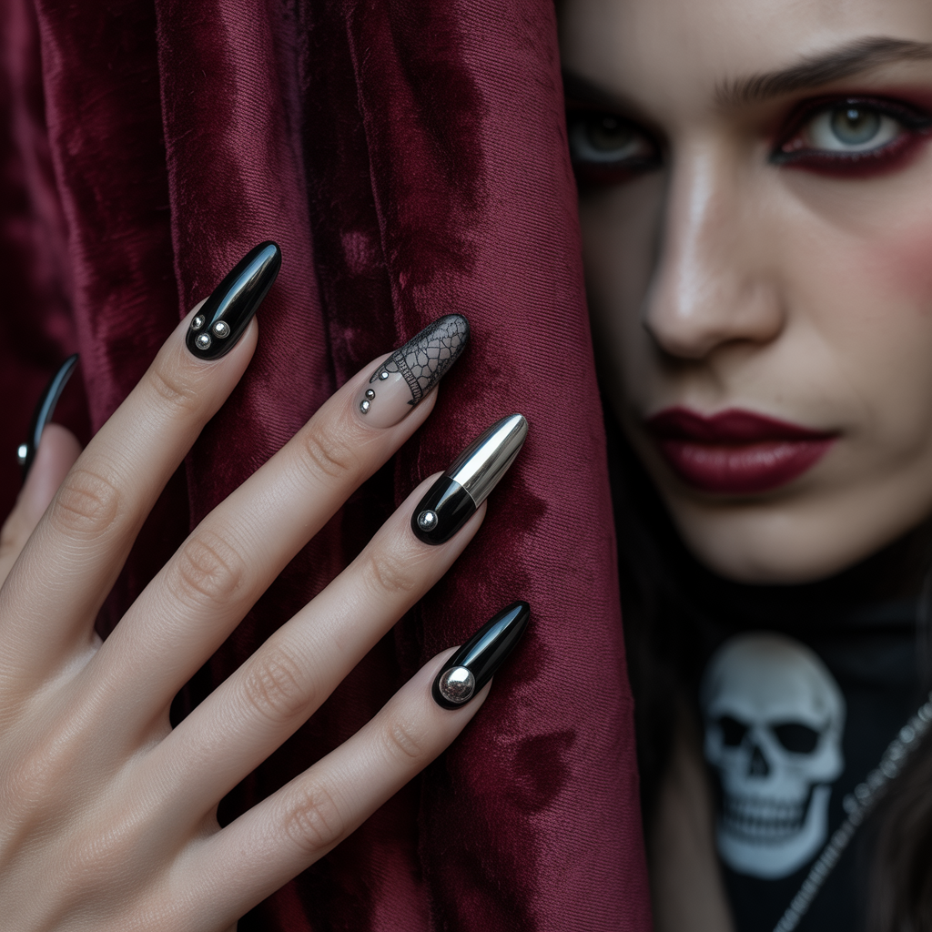 goth nails