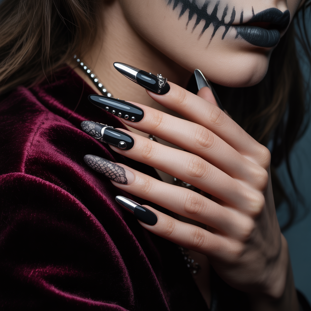 goth nails