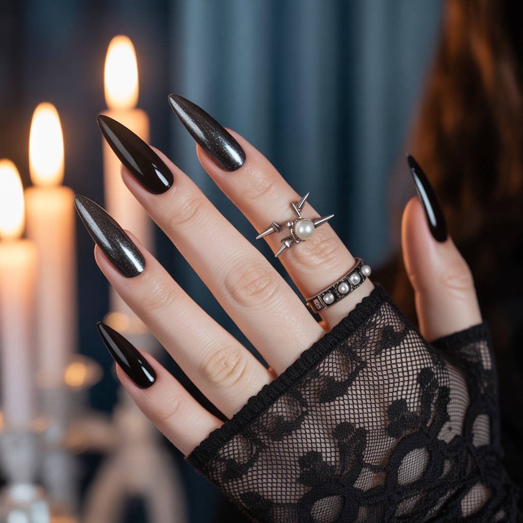 goth nails