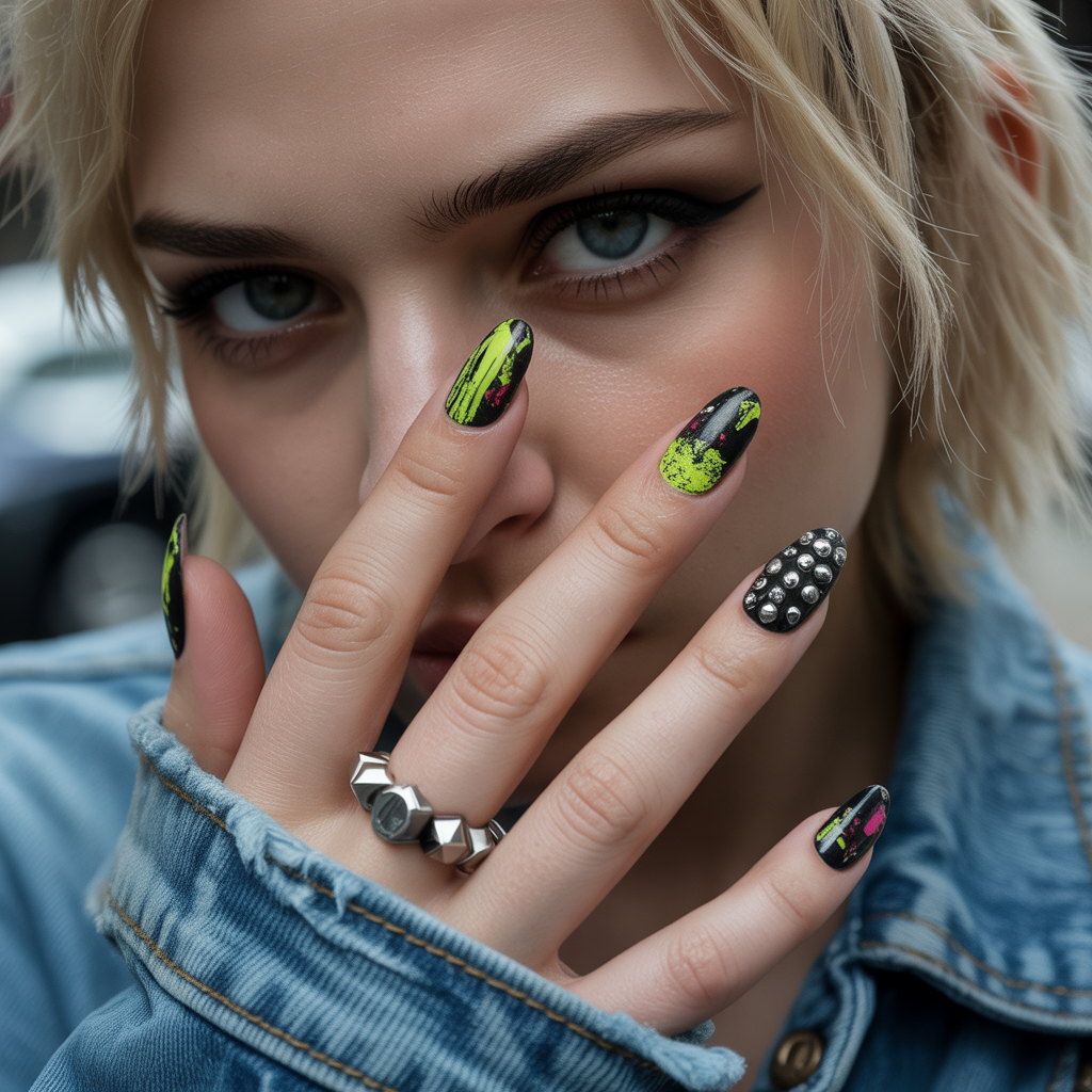 grunge nails