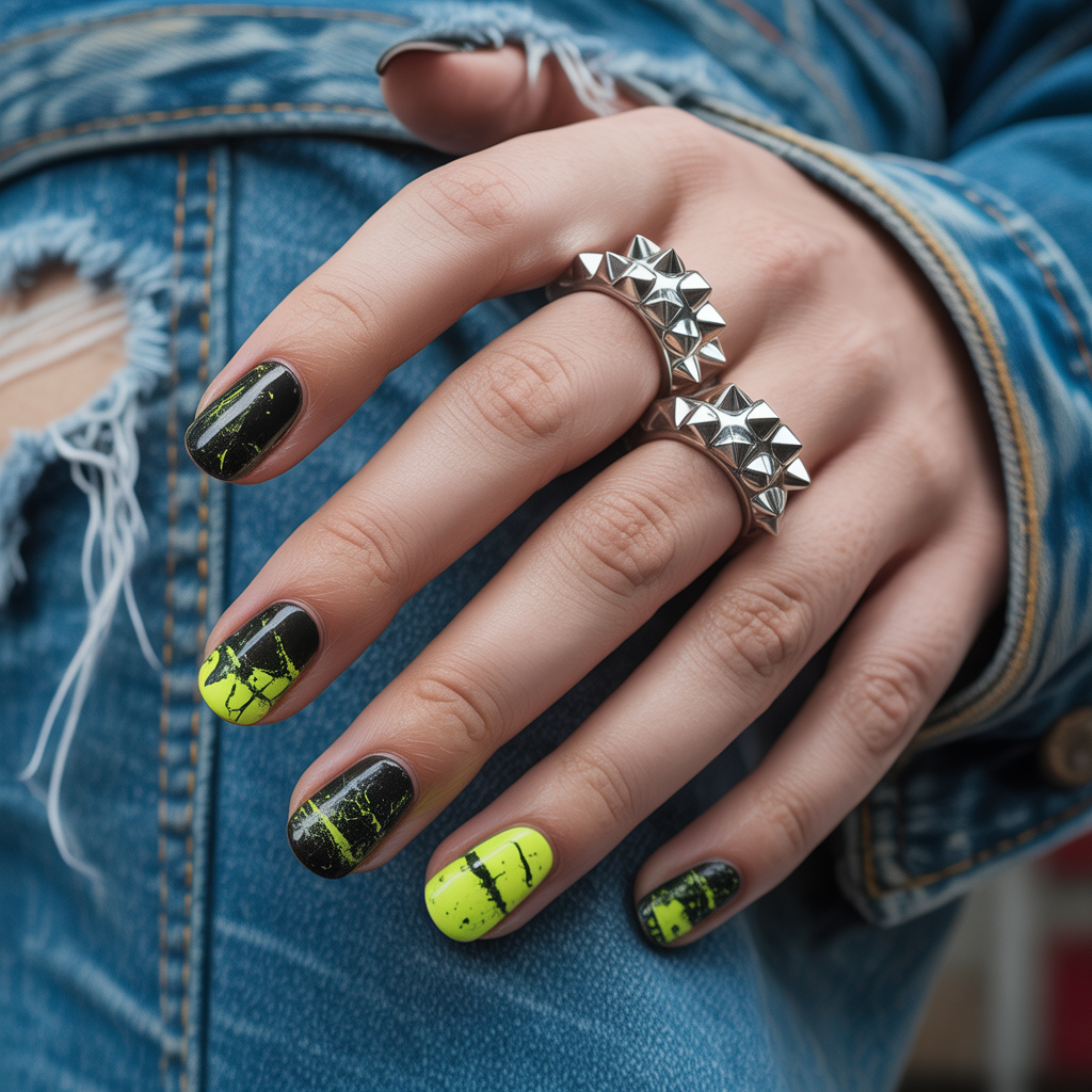 grunge nails