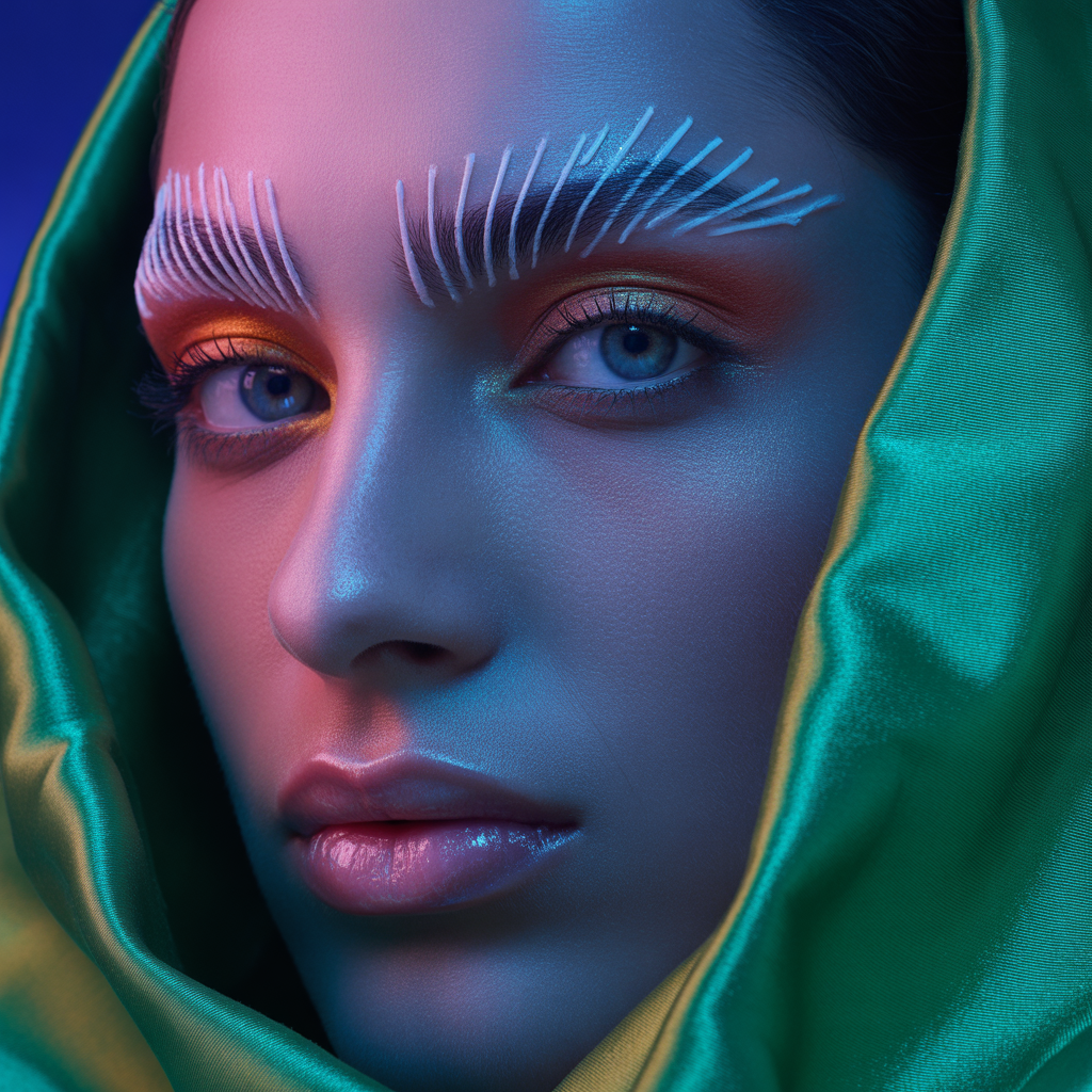 hair gel on your eyebrows