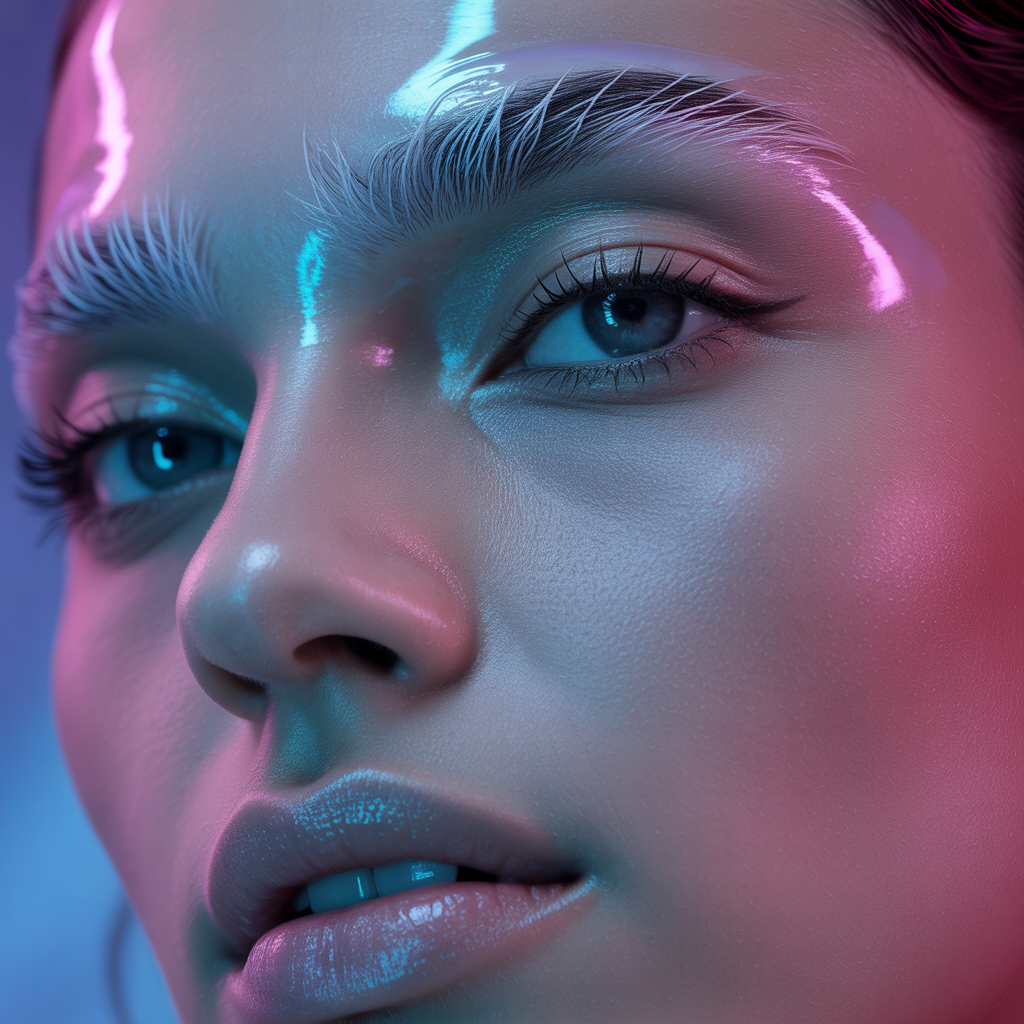 hair gel on your eyebrows