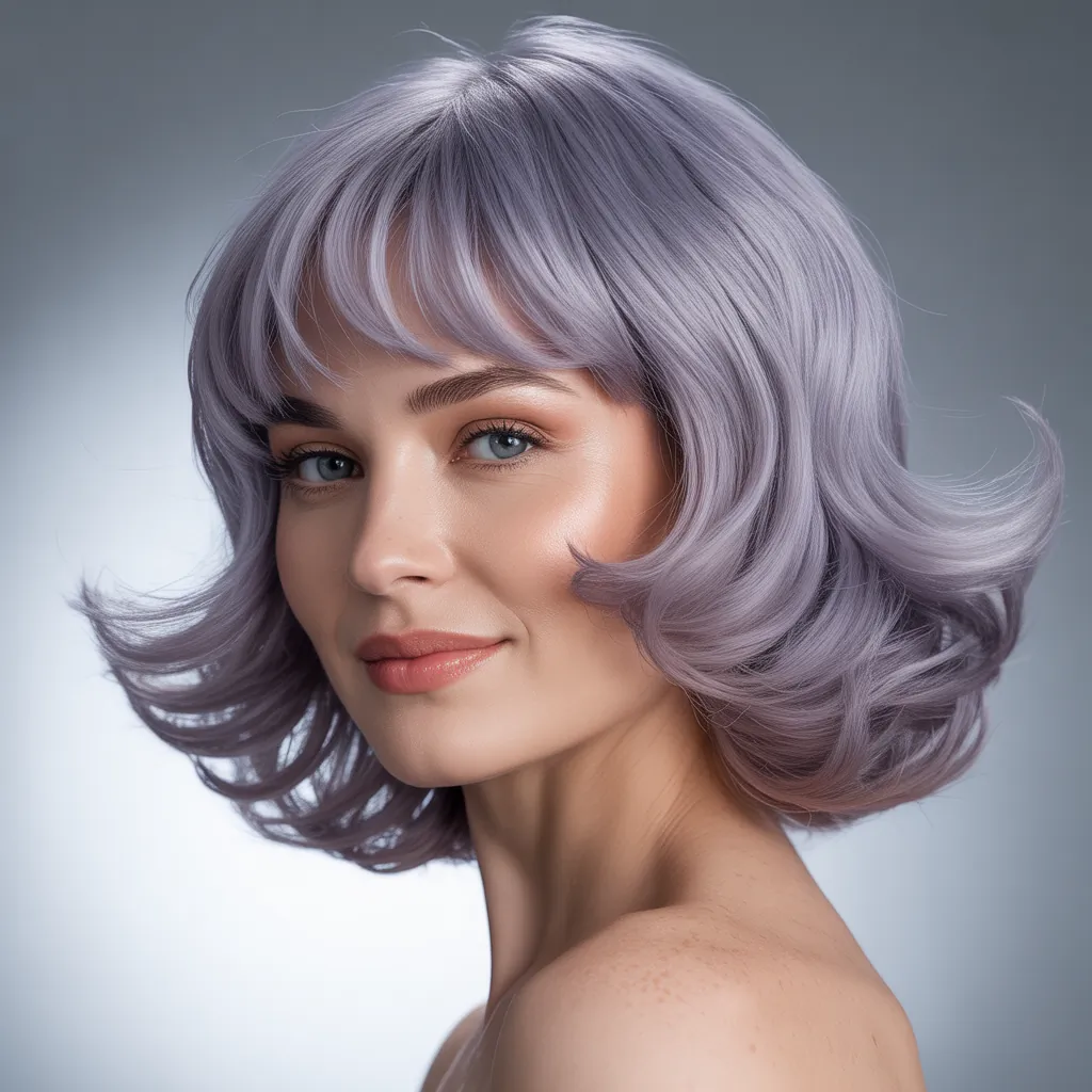 hairstyles with bangs for women over 60